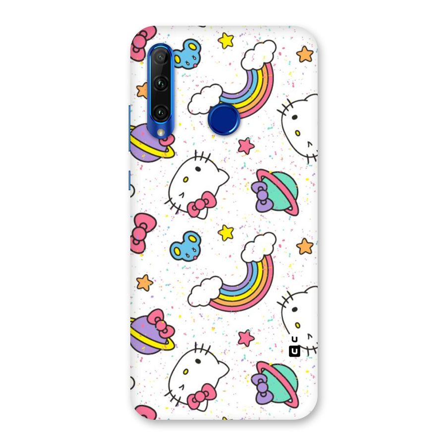 Rainbow Kit Tee Back Case for Honor 20i