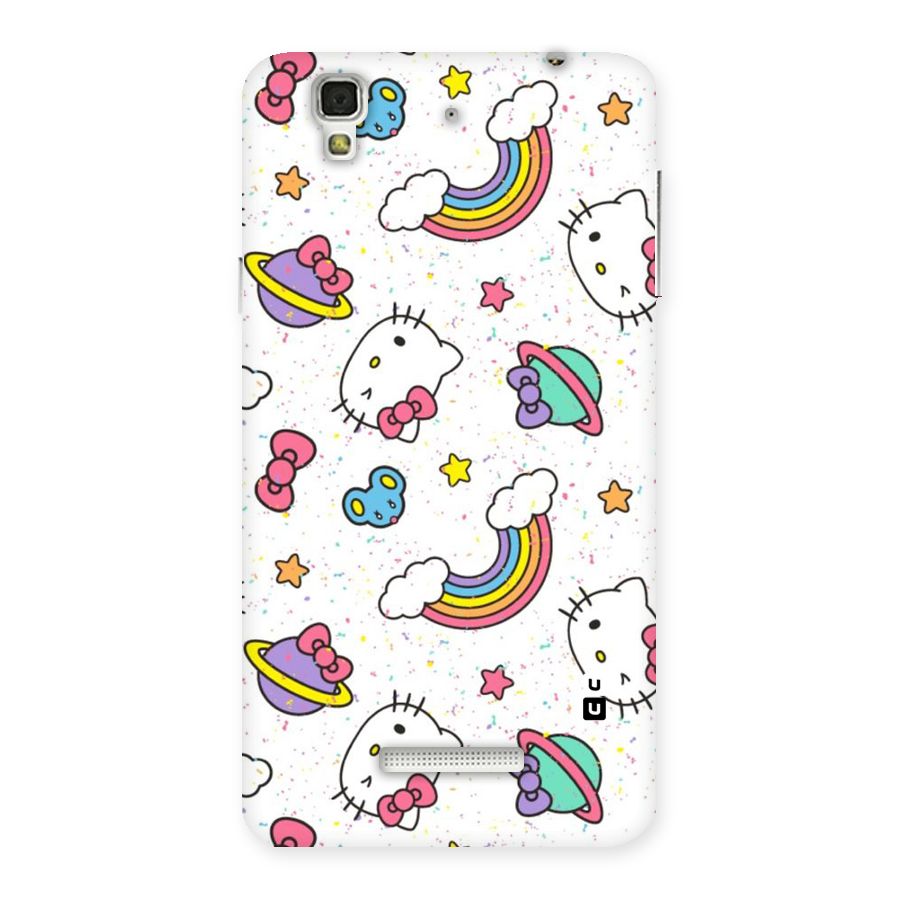 Rainbow Kit Tee Back Case for YU Yureka Plus