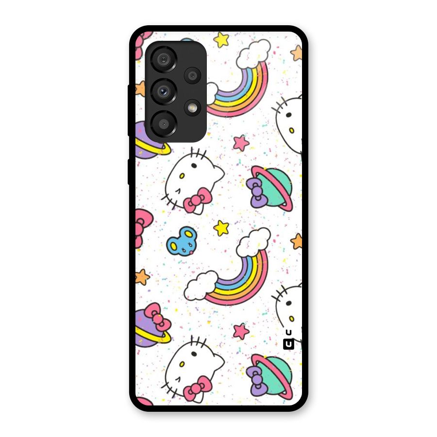 Rainbow Kit Tee Glass Back Case for Galaxy A33 5G