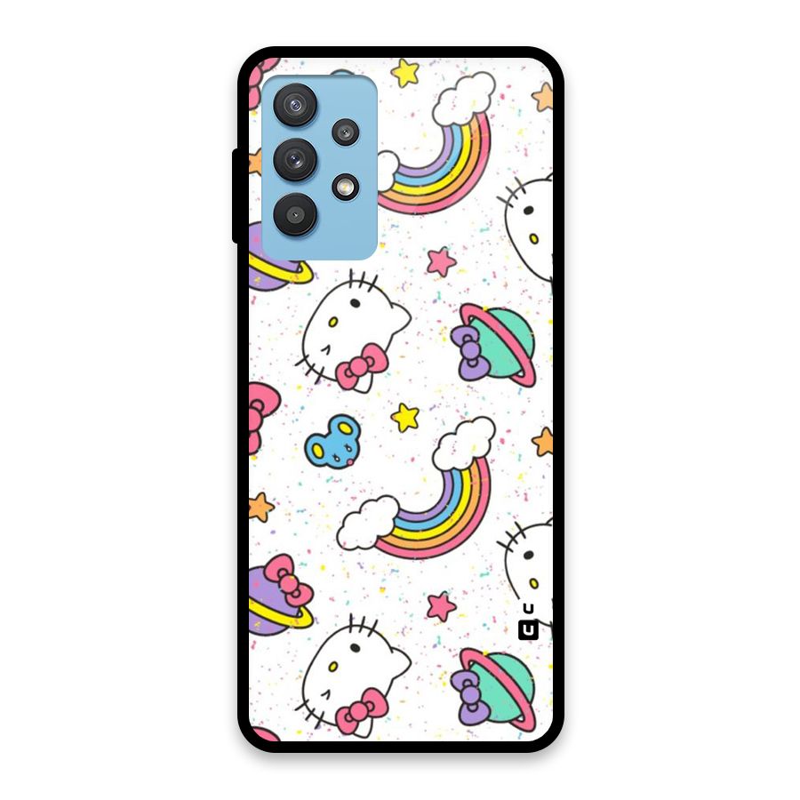 Rainbow Kit Tee Glass Back Case for Galaxy M32 5G