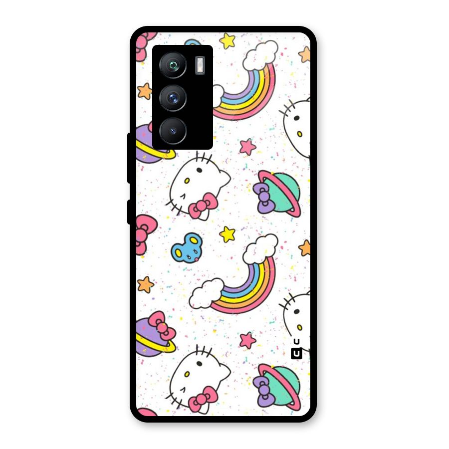 Rainbow Kit Tee Glass Back Case for Vivo iQOO 9 SE
