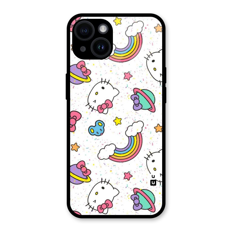 Rainbow Kit Tee Glass Back Case for iPhone 14