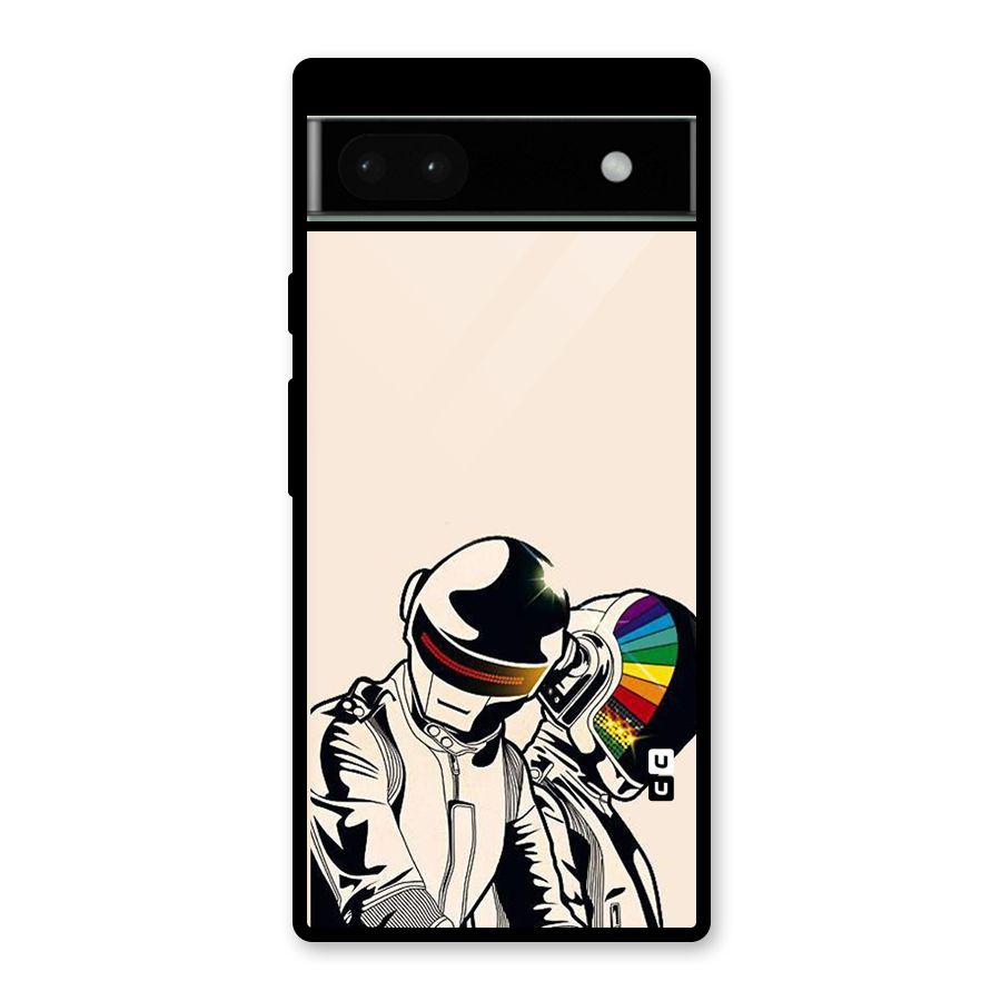 Rainbow Radio Glass Back Case for Google Pixel 6a