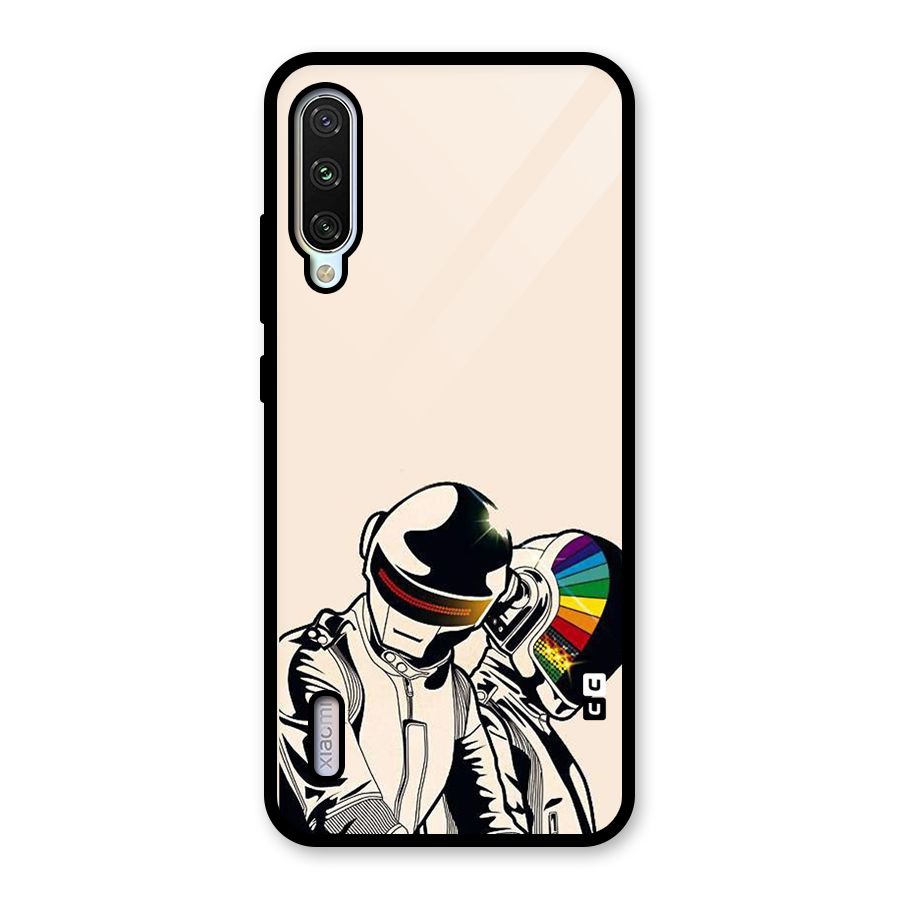 Rainbow Radio Glass Back Case for Mi A3