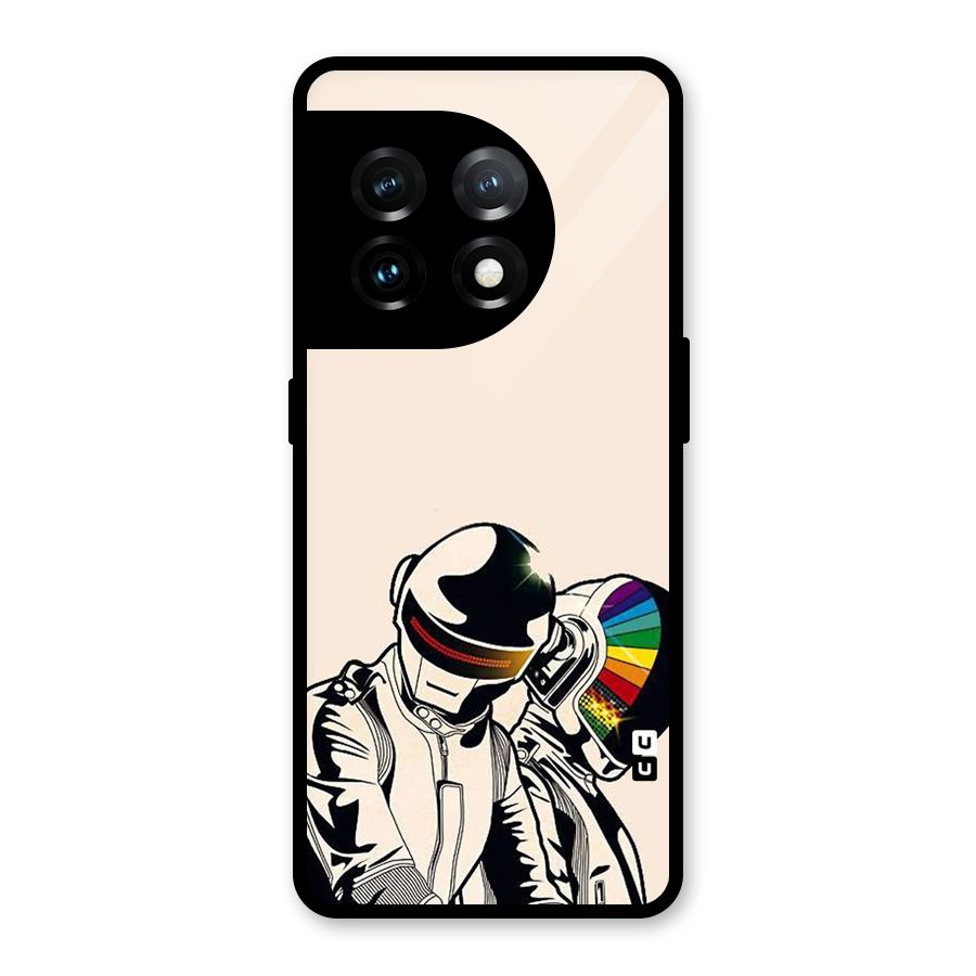 Rainbow Radio Glass Back Case for OnePlus 11