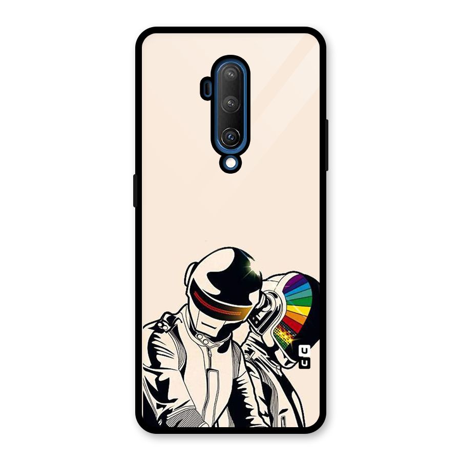 Rainbow Radio Glass Back Case for OnePlus 7T Pro