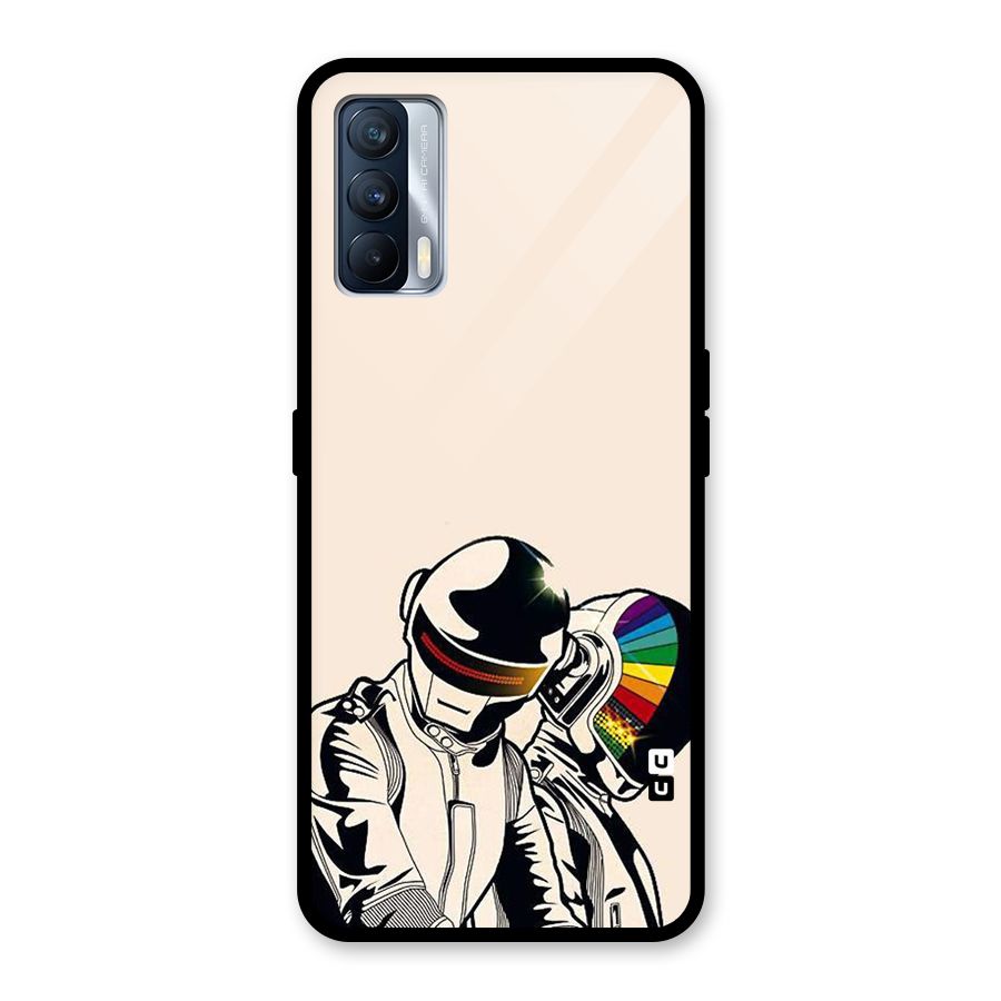 Rainbow Radio Glass Back Case for Realme X7