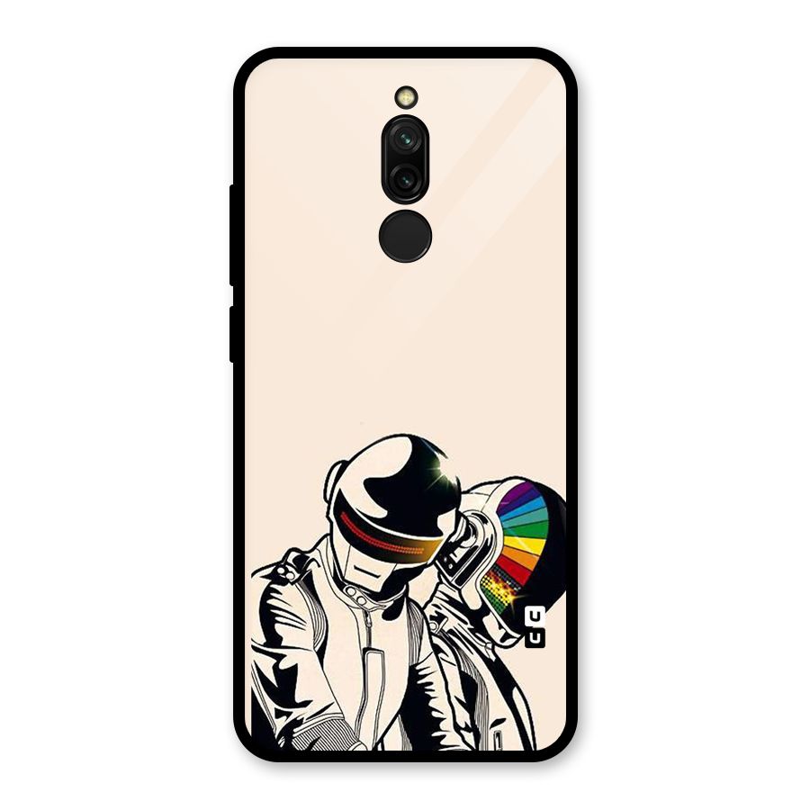 Rainbow Radio Glass Back Case for Redmi 8