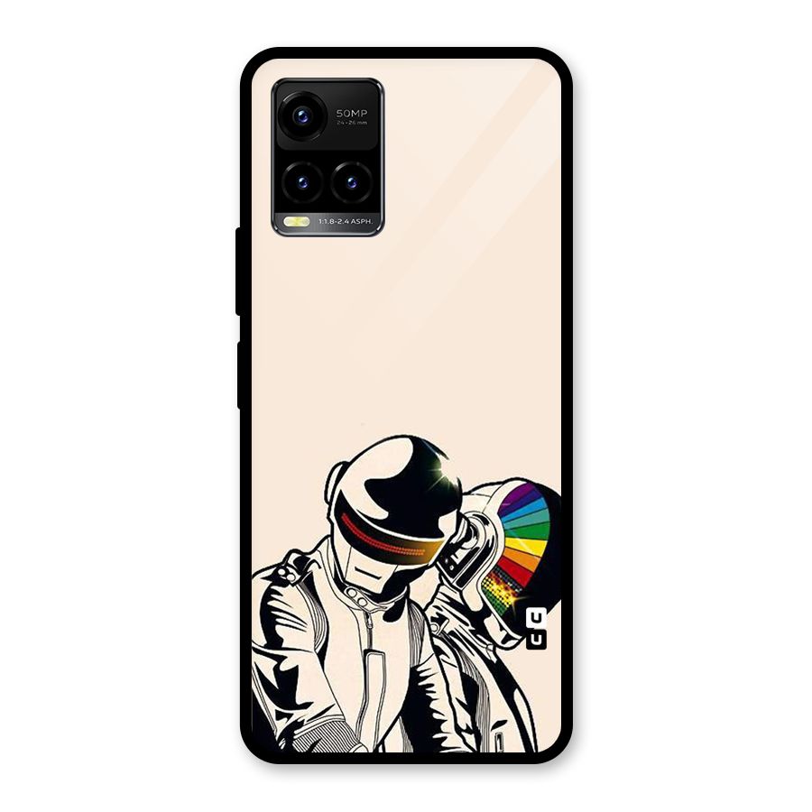Rainbow Radio Glass Back Case for Vivo Y21T