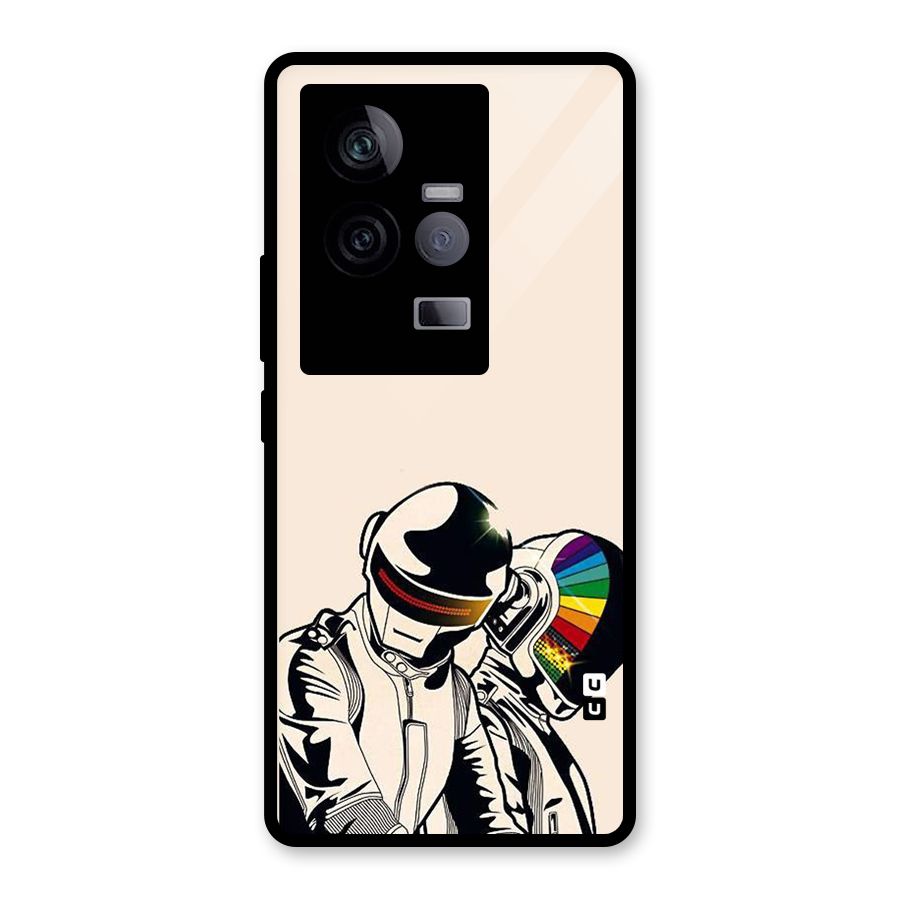 Rainbow Radio Glass Back Case for Vivo iQOO 11 5G