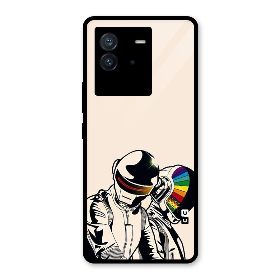 Rainbow Radio Glass Back Case for Vivo iQOO Neo 6 5G
