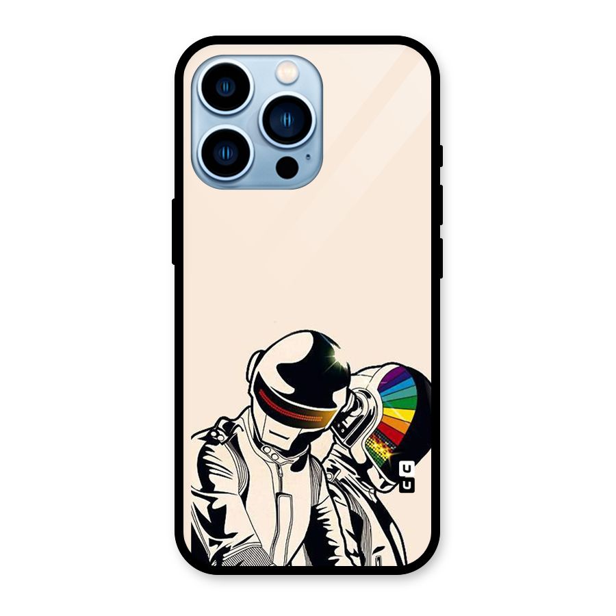 Rainbow Radio Glass Back Case for iPhone 13 Pro