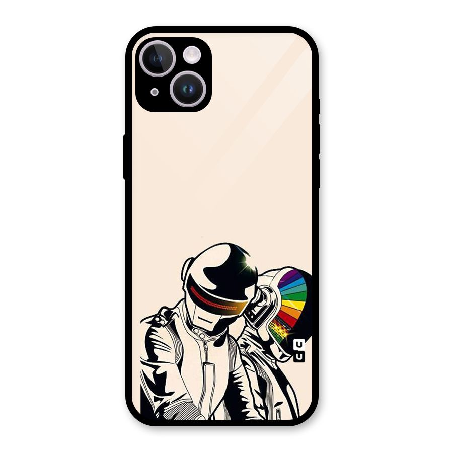Rainbow Radio Glass Back Case for iPhone 14 Plus
