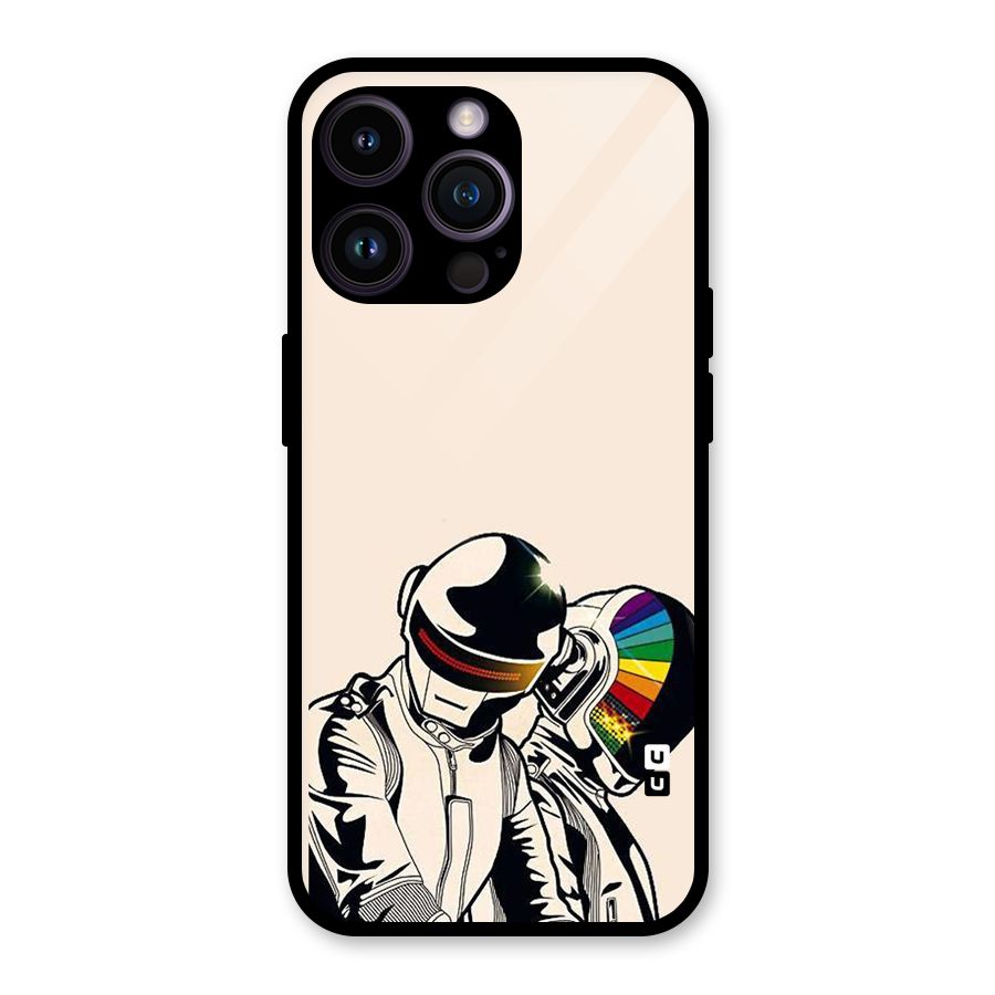 Rainbow Radio Glass Back Case for iPhone 14 Pro Max