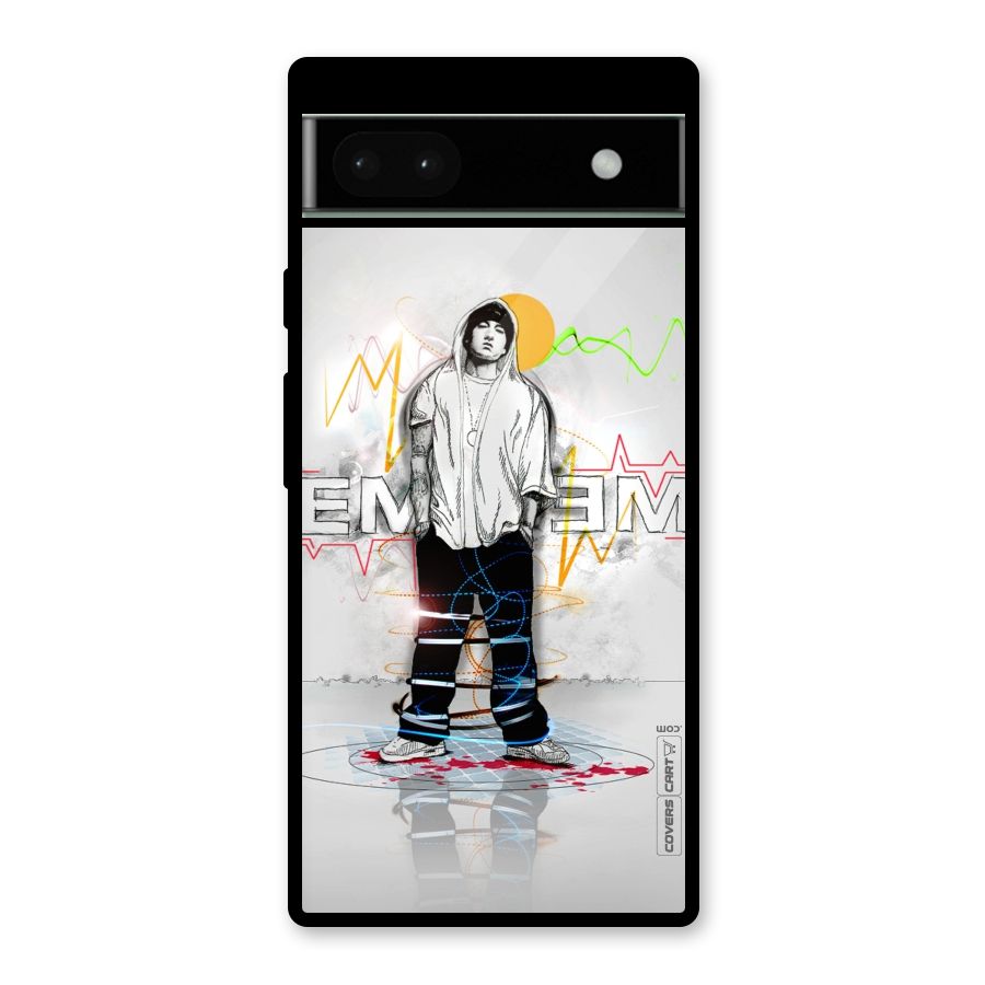 Rap King Eminem Glass Back Case for Google Pixel 6a