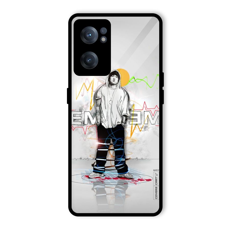 Rap King Eminem Glass Back Case for OnePlus Nord CE 2 5G