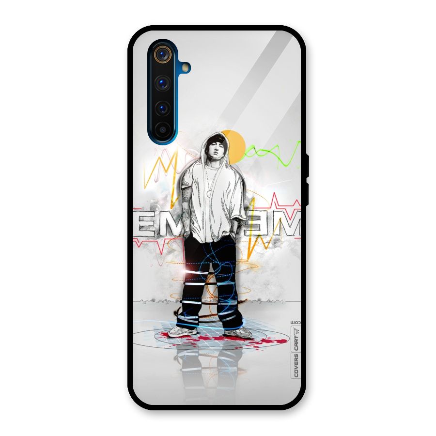 Rap King Eminem Glass Back Case for Realme 6 Pro
