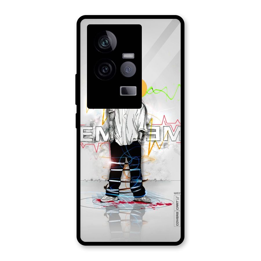 Rap King Eminem Glass Back Case for Vivo iQOO 11 5G