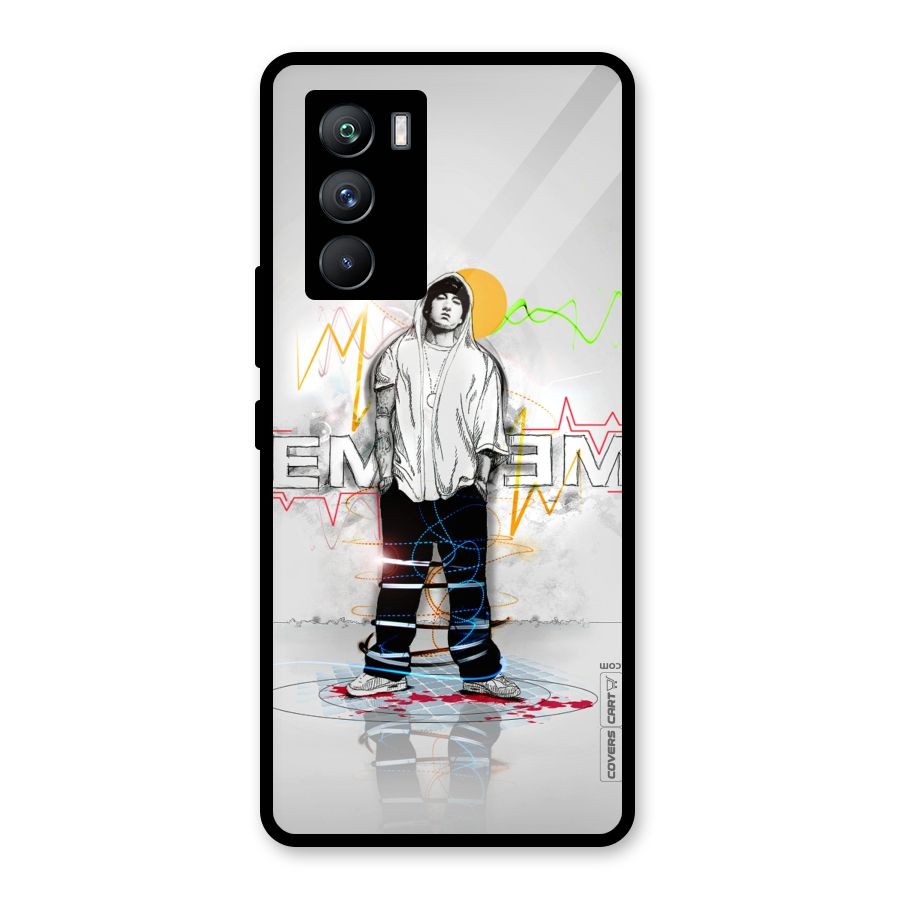 Rap King Eminem Glass Back Case for Vivo iQOO 9 SE