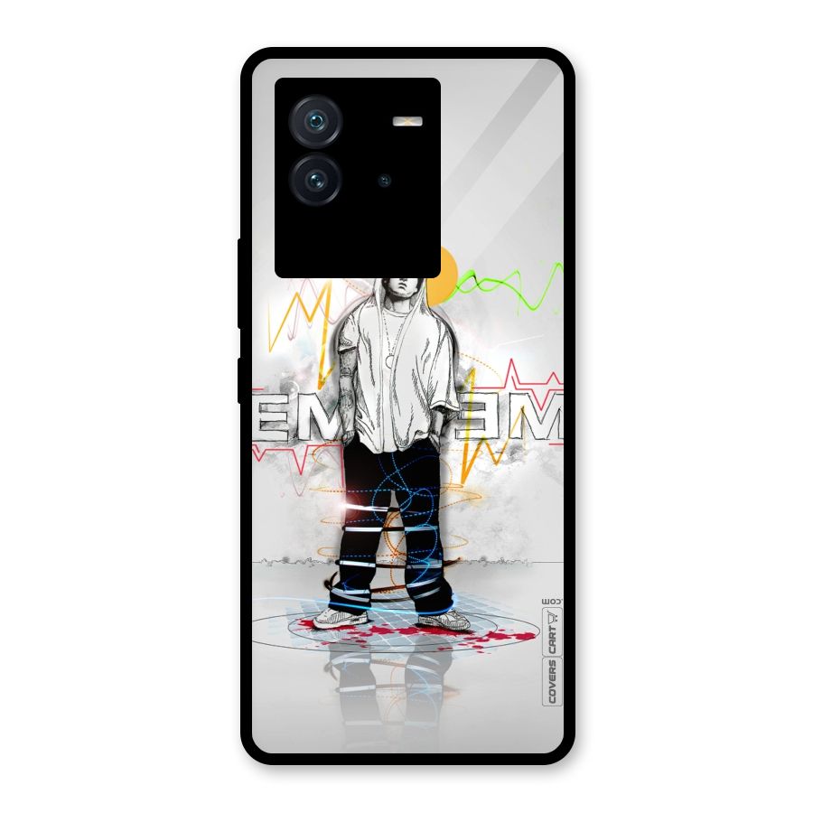 Rap King Eminem Glass Back Case for Vivo iQOO Neo 6 5G