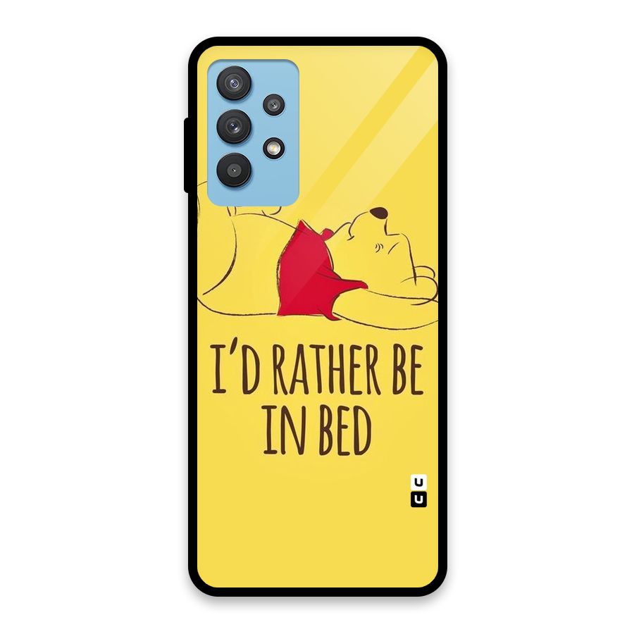 Rather Be In Bed Glass Back Case for Galaxy M32 5G