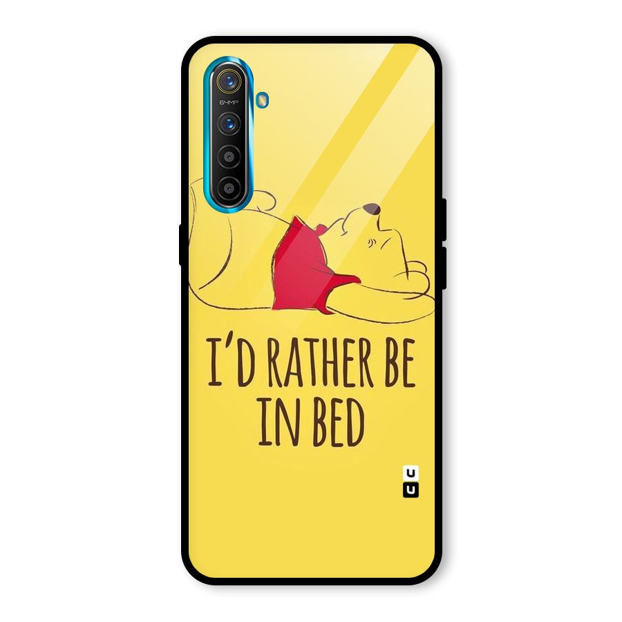 Rather Be In Bed Glass Back Case for Realme XT