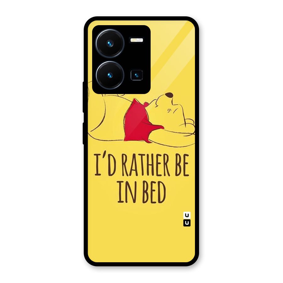 Rather Be In Bed Glass Back Case for Vivo Y35