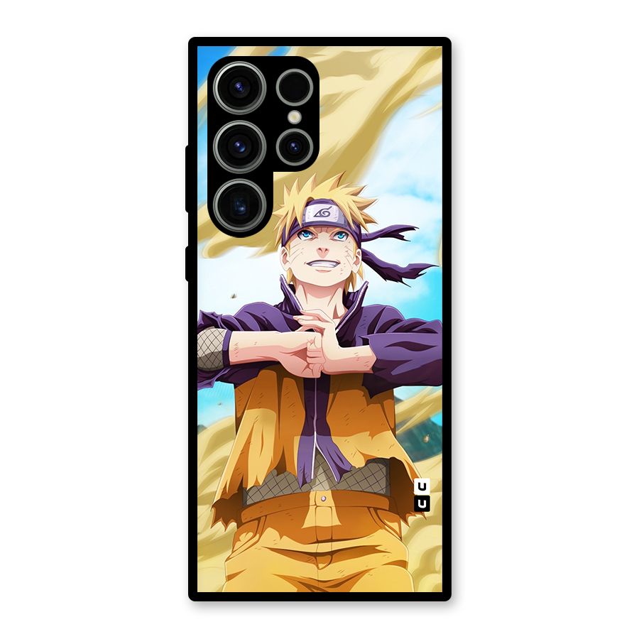 Ready Naruto Glass Back Case for Galaxy S23 Ultra