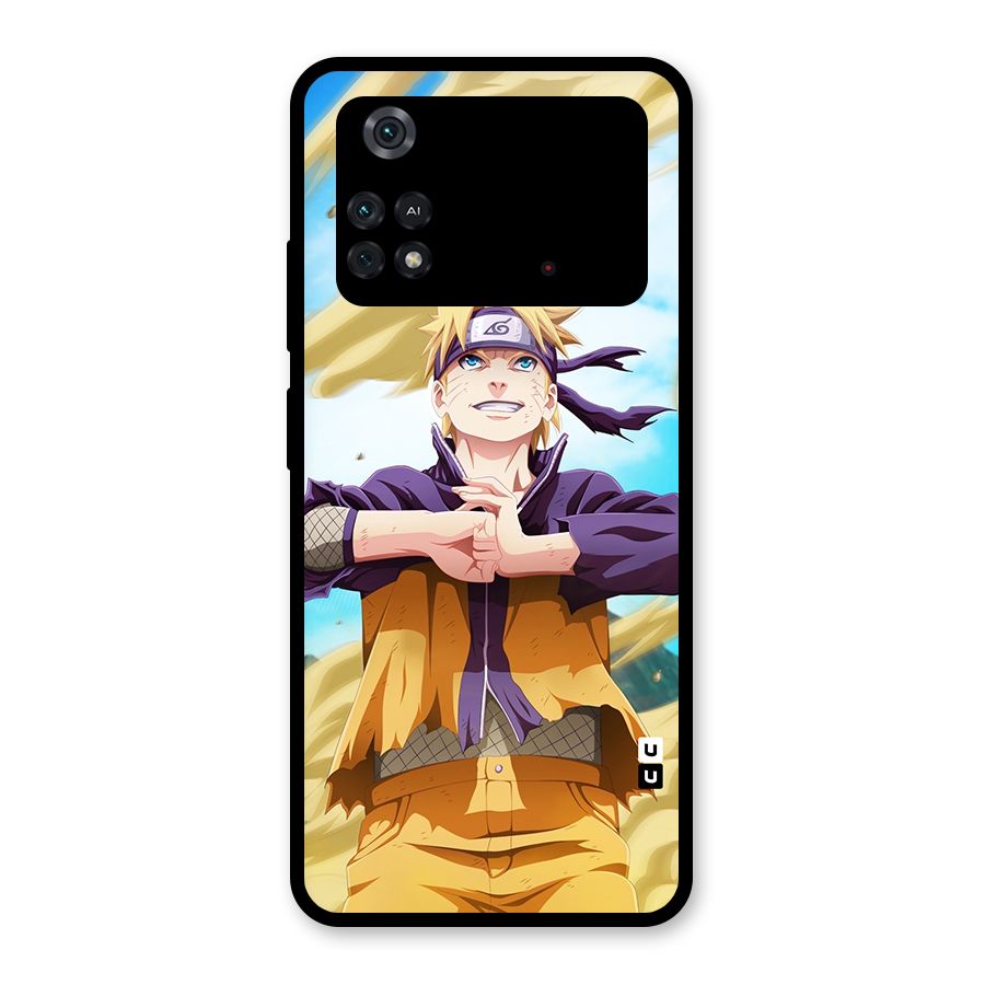 Ready Naruto Glass Back Case for Poco M4 Pro 4G