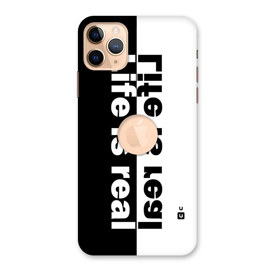 Real Life Back Case for iPhone 11 Pro Max Logo Cut