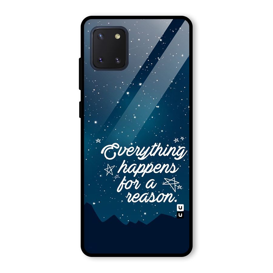 Reason Sky Glass Back Case for Galaxy Note 10 Lite