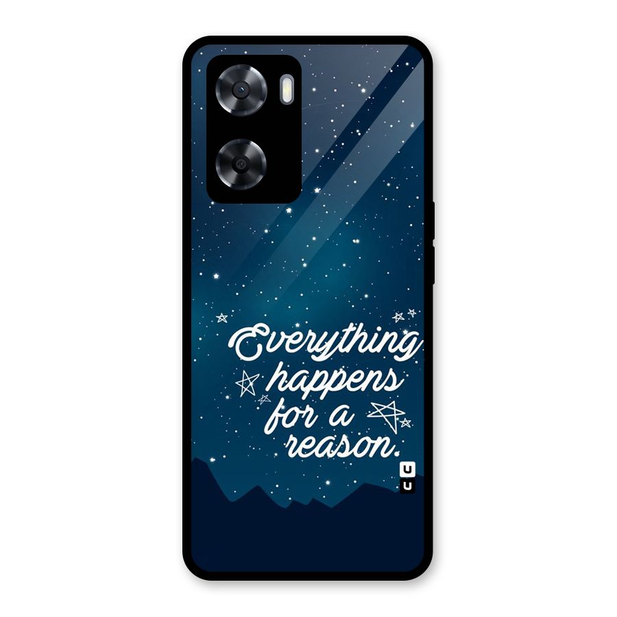 Reason Sky Glass Back Case for Oppo A57 2022