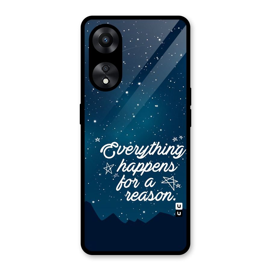Reason Sky Glass Back Case for Oppo A78