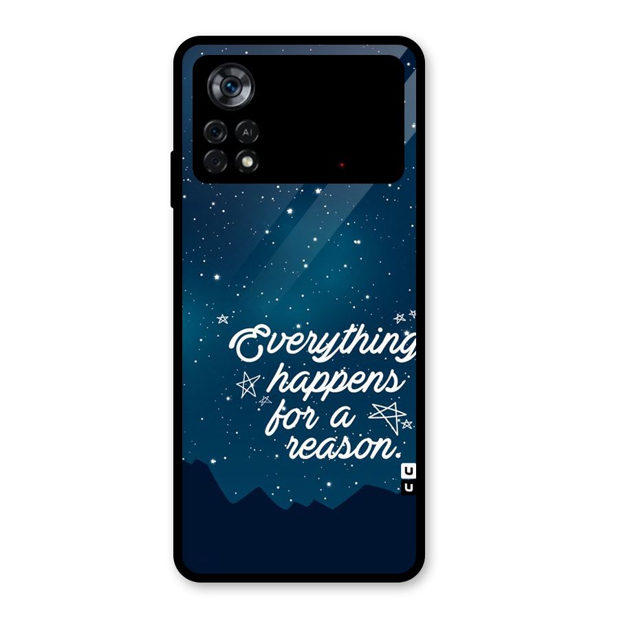 Reason Sky Glass Back Case for Poco X4 Pro 5G