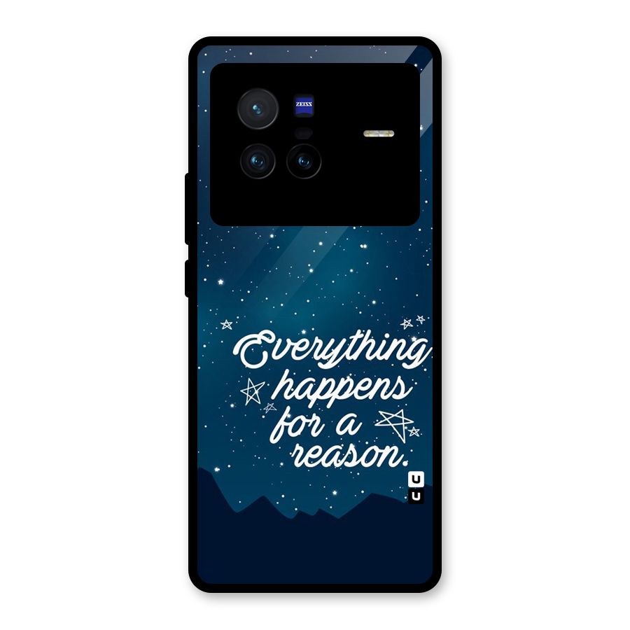 Reason Sky Glass Back Case for Vivo X80