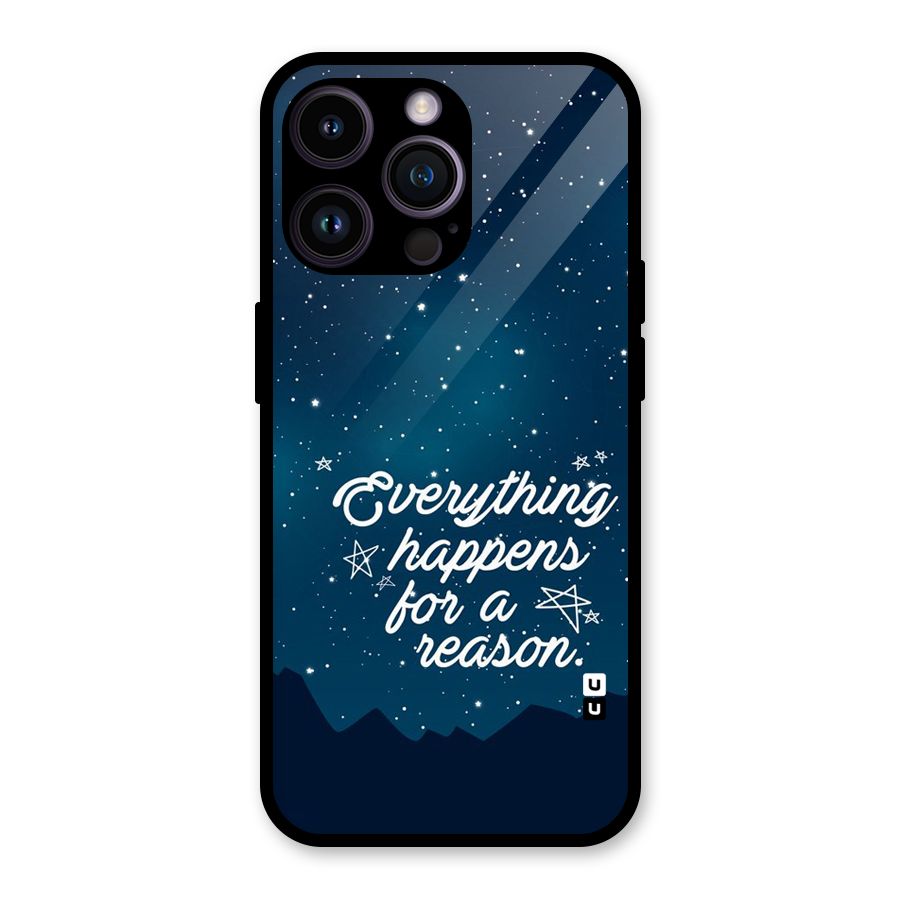 Reason Sky Glass Back Case for iPhone 14 Pro Max