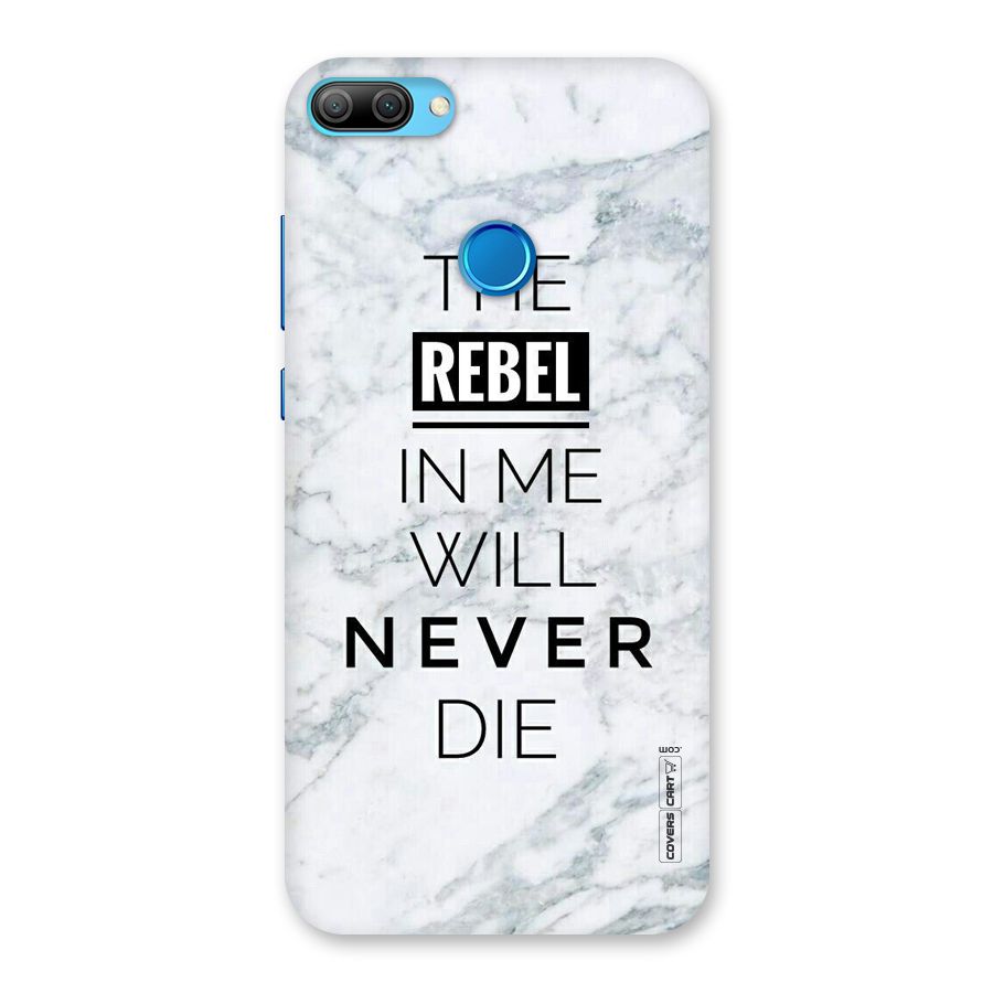 Rebel Will Not Die Back Case for Honor 9N