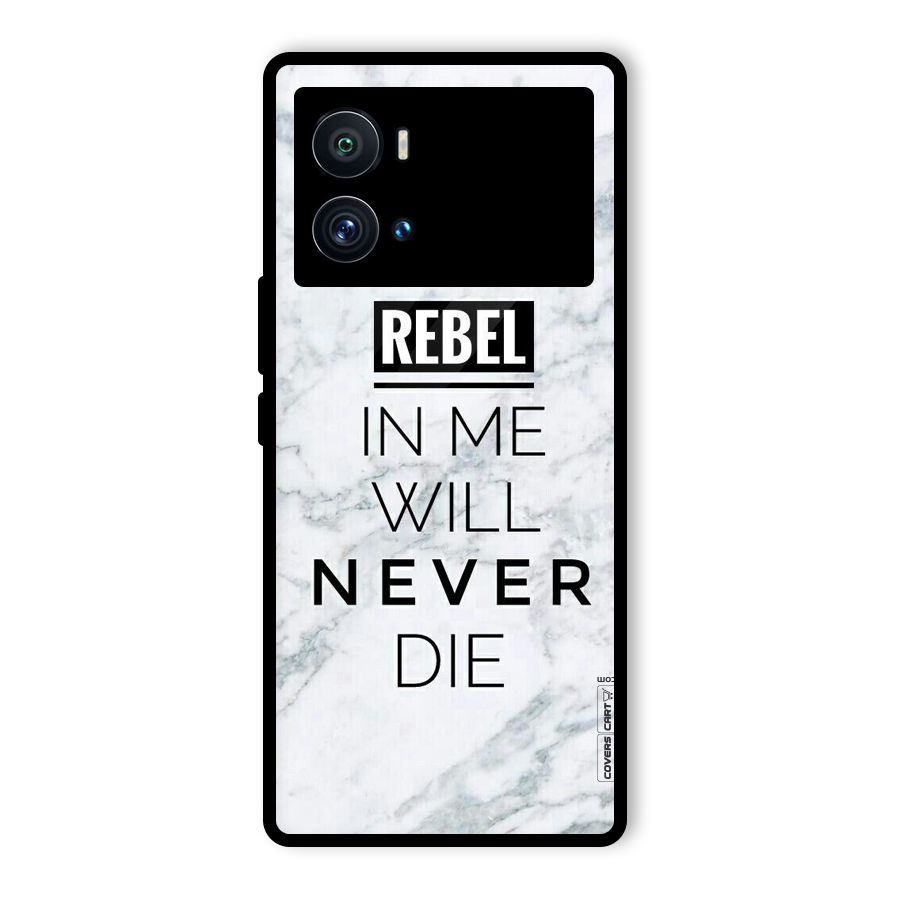 Rebel Will Not Die Glass Back Case for Vivo iQOO 9 Pro