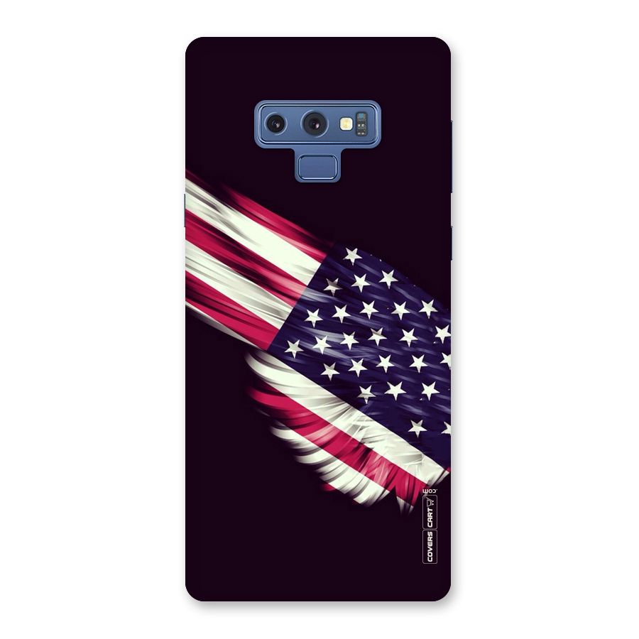 Red And White Stripes Stars Back Case for Galaxy Note 9