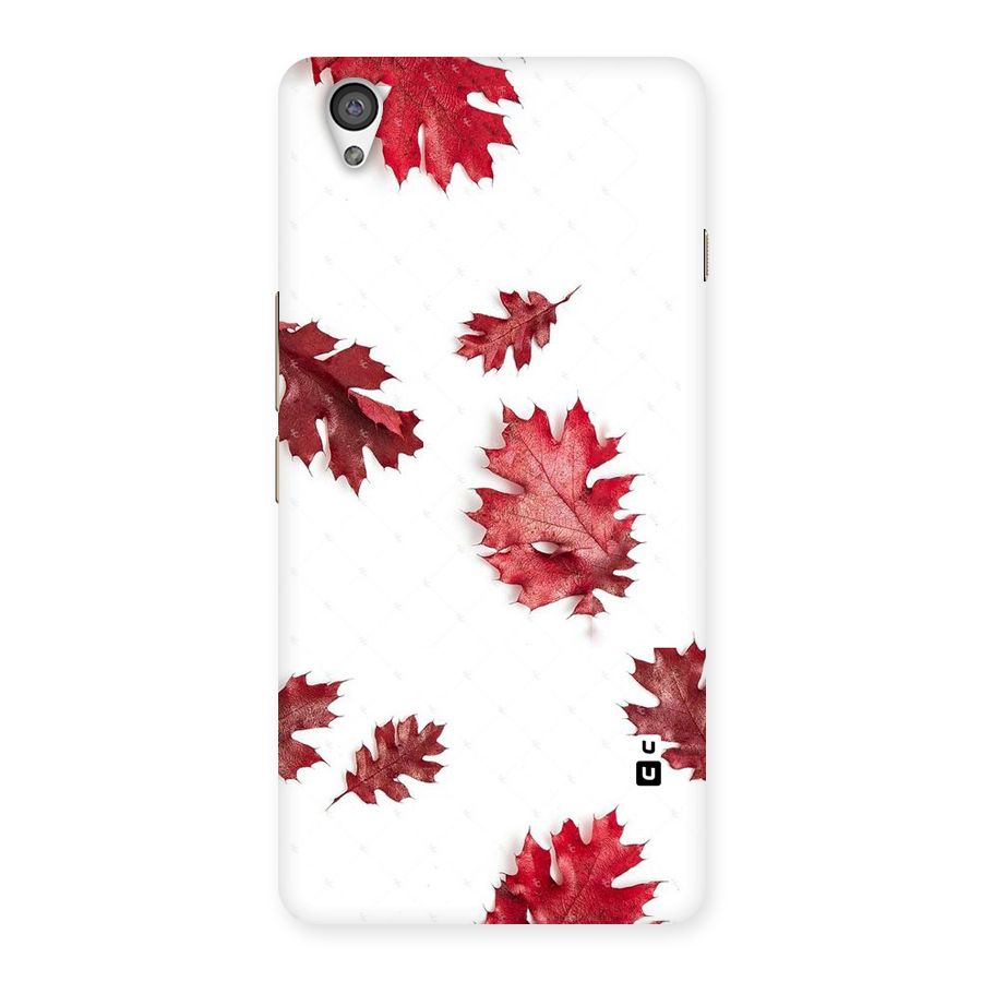 Red Appealing Autumn Leaves Back Case for OnePlus X