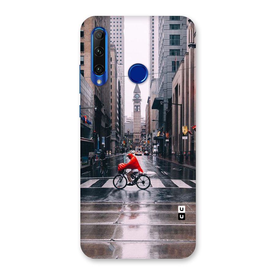 Red Bicycle Street Back Case for Honor 20i