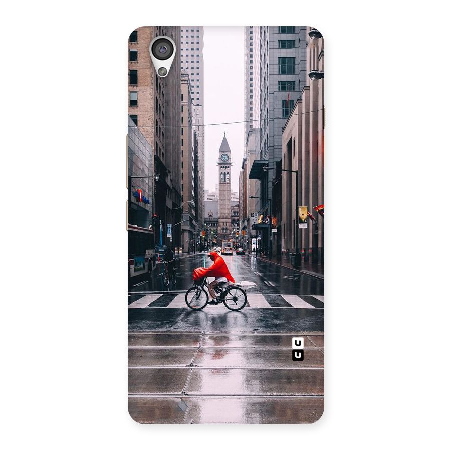 Red Bicycle Street Back Case for OnePlus X
