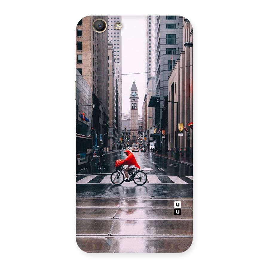 Red Bicycle Street Back Case for Oppo A59