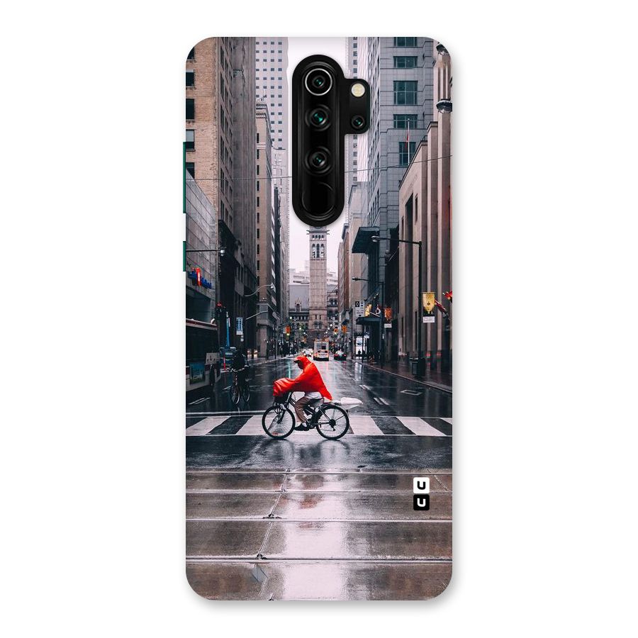 Red Bicycle Street Back Case for Redmi Note 8 Pro