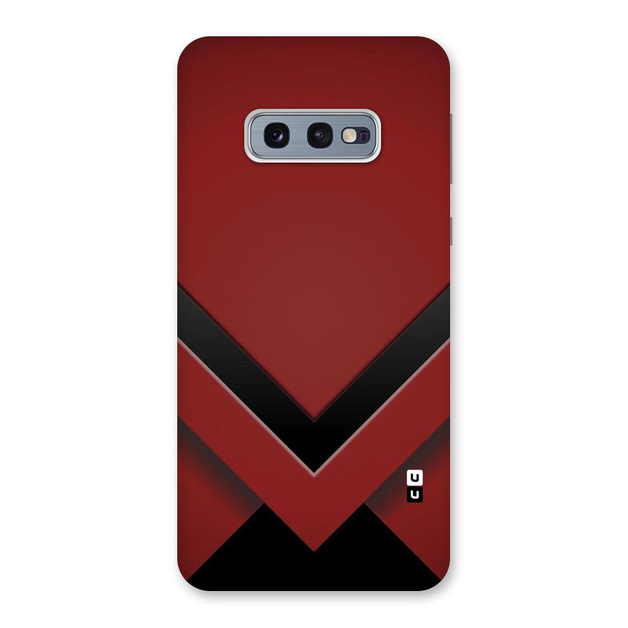 Red Black Fold Back Case for Galaxy S10e