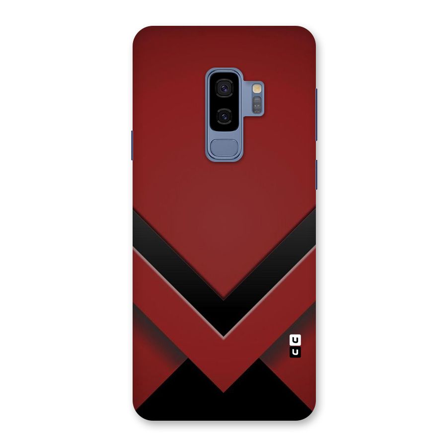 Red Black Fold Back Case for Galaxy S9 Plus