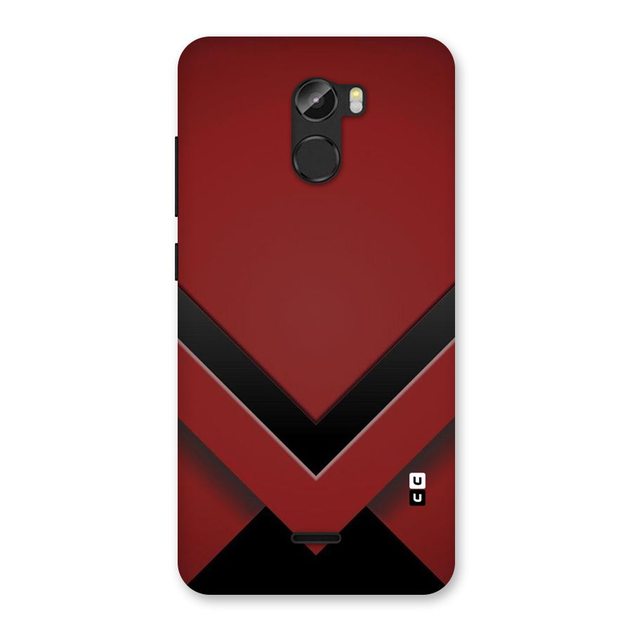 Red Black Fold Back Case for Gionee X1