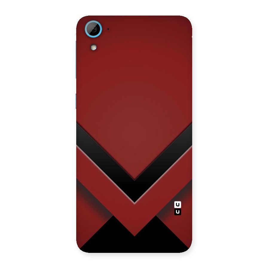 Red Black Fold Back Case for HTC Desire 826