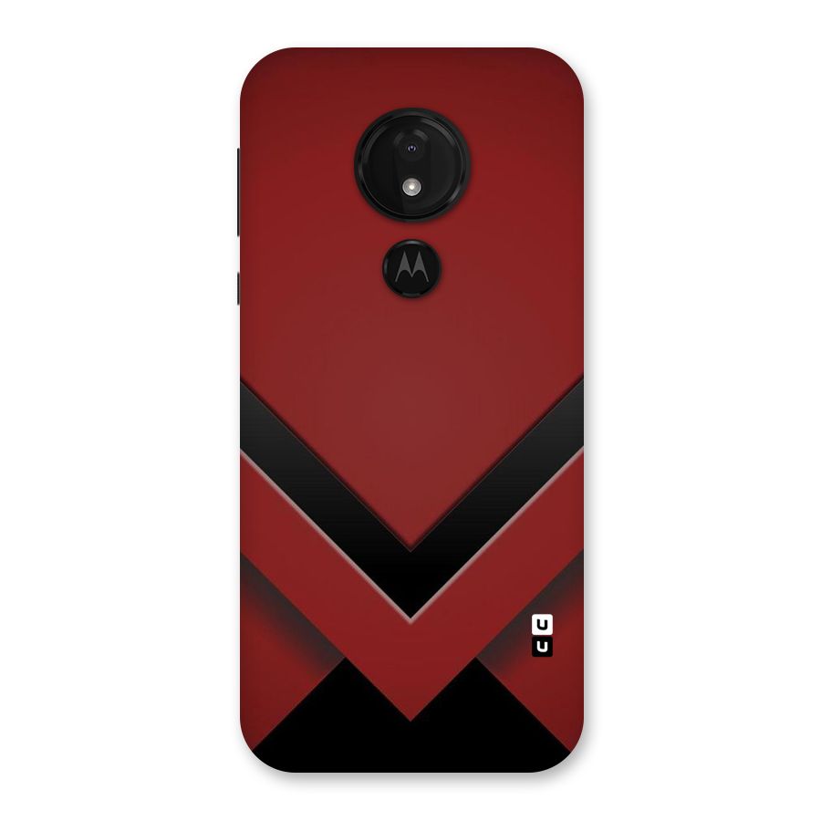 Red Black Fold Back Case for Moto G7 Power