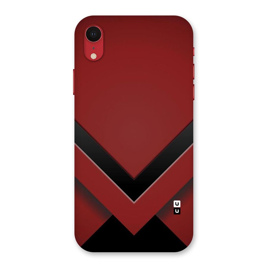 Red Black Fold Back Case for iPhone XR